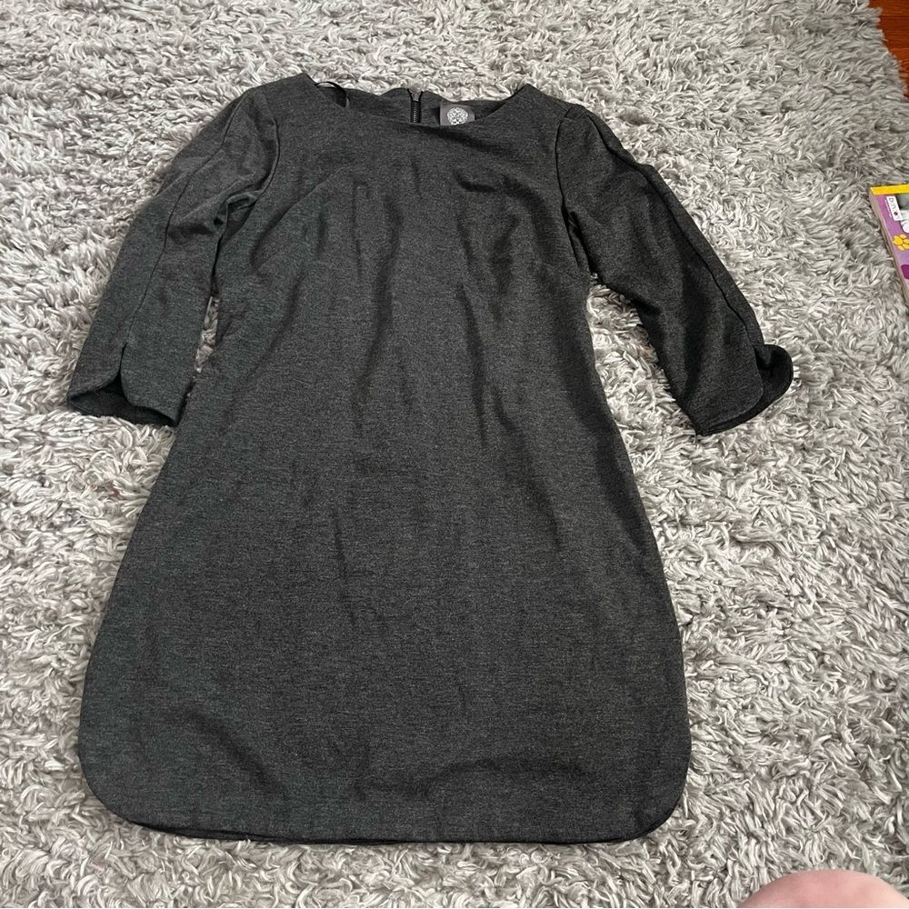 Vince Camuto Grey bodycon dress size small
